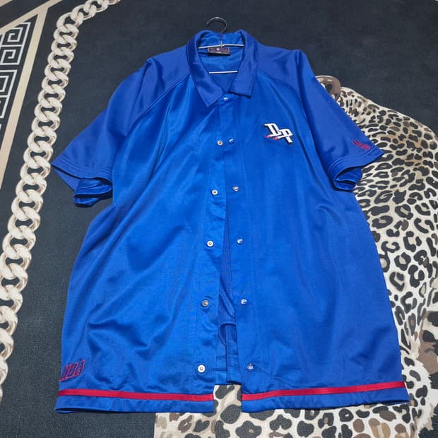 90's NBA X USG 디트로이트 피스톨즈 올드스쿨 반팔 져지 2XL