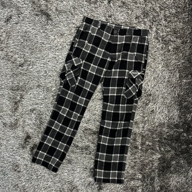 파리게이츠 남성 골프 울 체크 바지 (5)