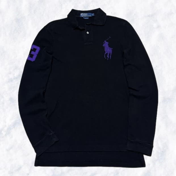 폴로 랄프로렌 빅포니 블랙 긴팔