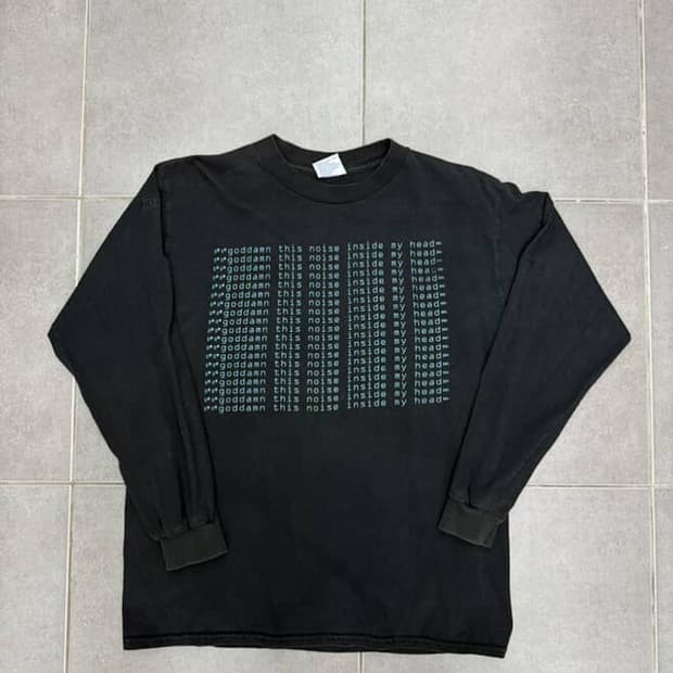 [L] 90s nine inch nails 빈티지 롱슬리브