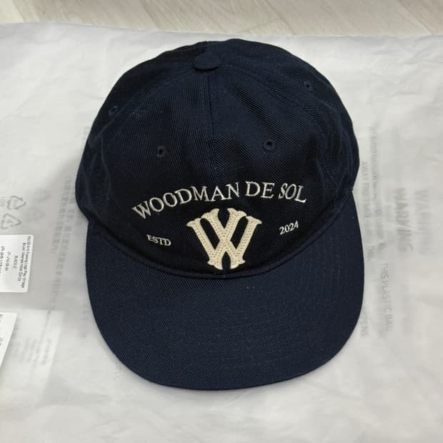 우드먼 캠프캡 모자 네이비