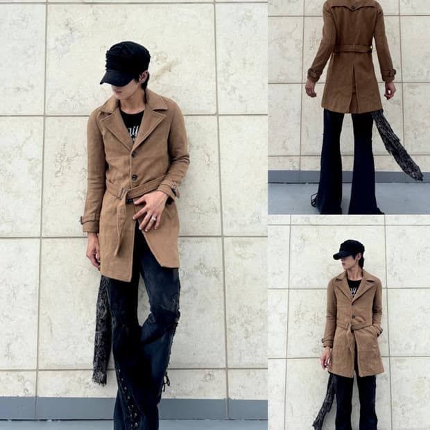 “FUGA” Minimal Mood Brown Coat
