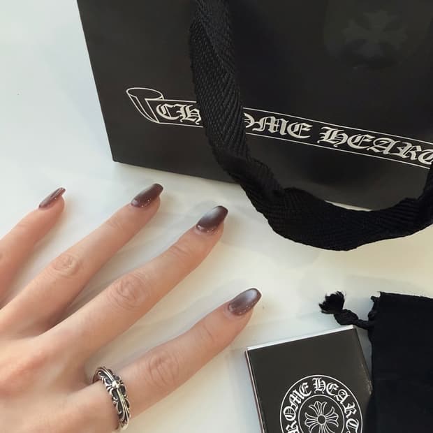 새상품) 크롬하츠 베이비 플로랄링 Us7사이즈