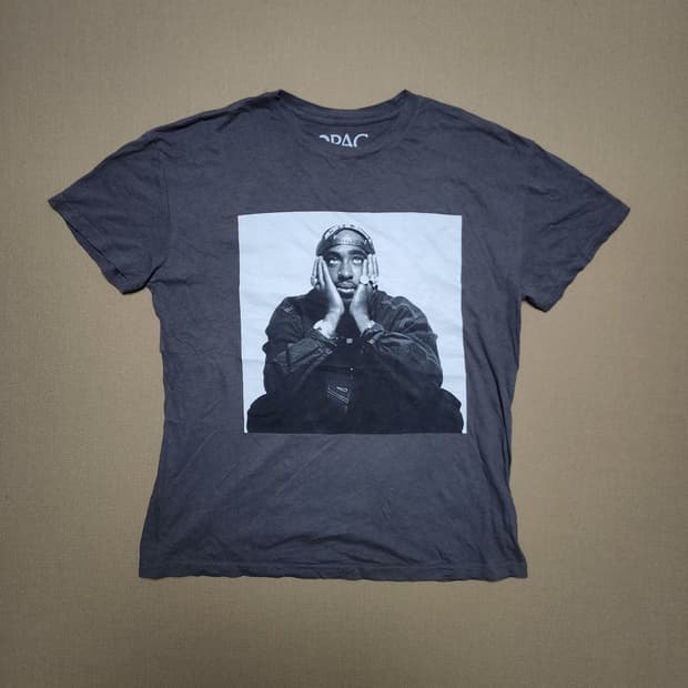 2PAC 투팍 공식 라이선스 포토 티셔츠