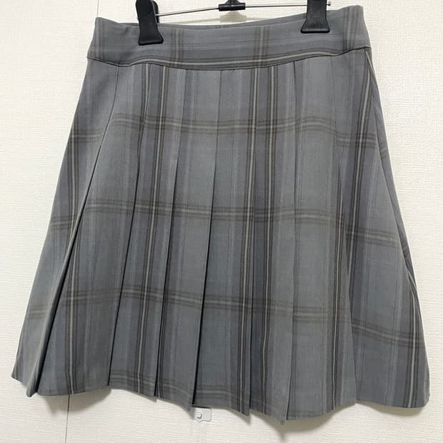 더에보니아이즈 플리츠 스커트