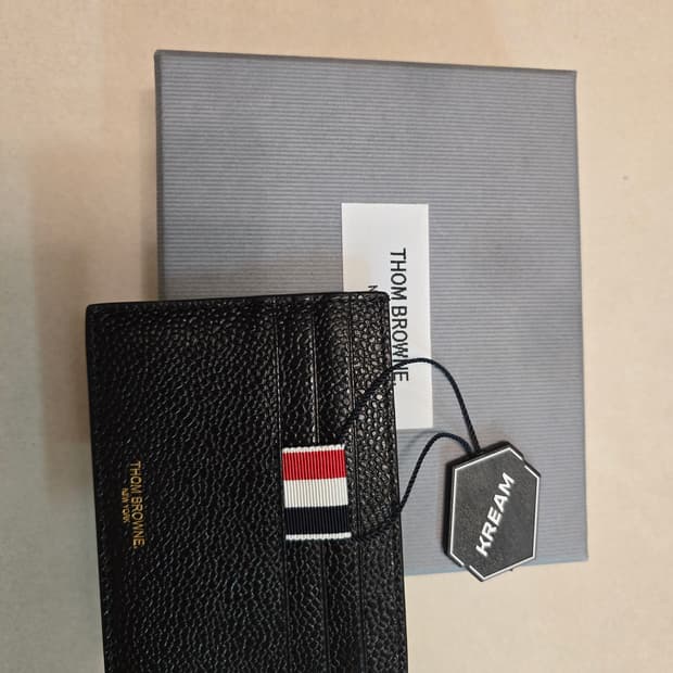 톰브라운 블랙 카드지갑 풀박스
