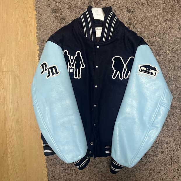 노매뉴얼 바시티 자켓