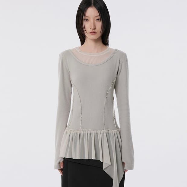 (새상품) flare up 플레어업 Layered Lace Sleeve
