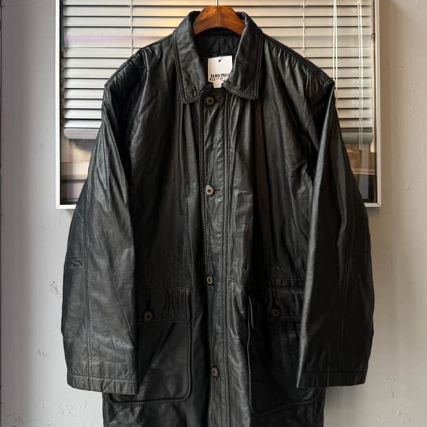 MISTER SANWA jpn vintage 양가죽 카코트