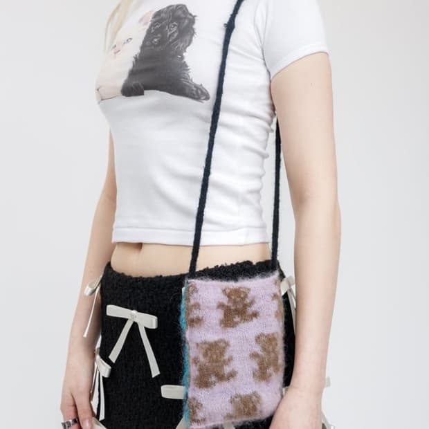 ASHLEY WILLIAMS knit bag