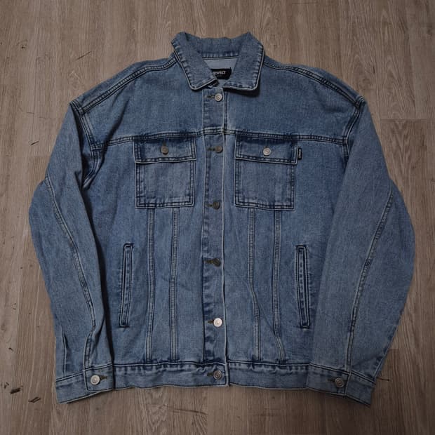 RESPECT 리스팩트 클래식 연청 데님 트러커 자켓 L(100)