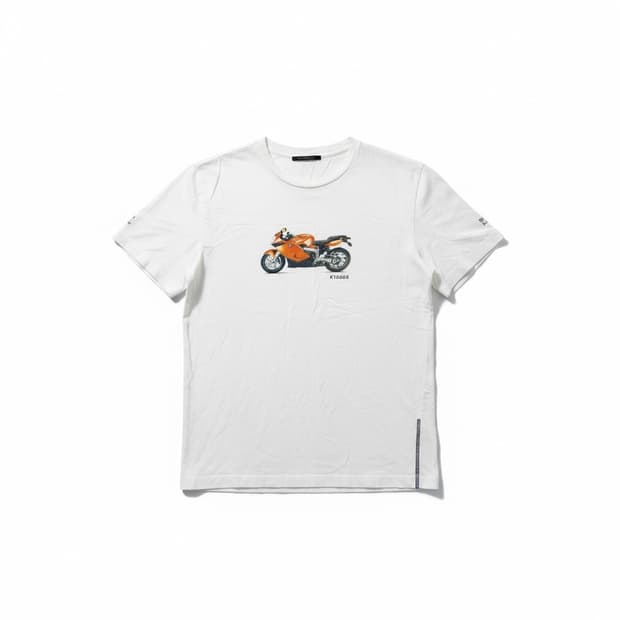 C.P. Company 오토바이 프린팅 반팔 티셔츠