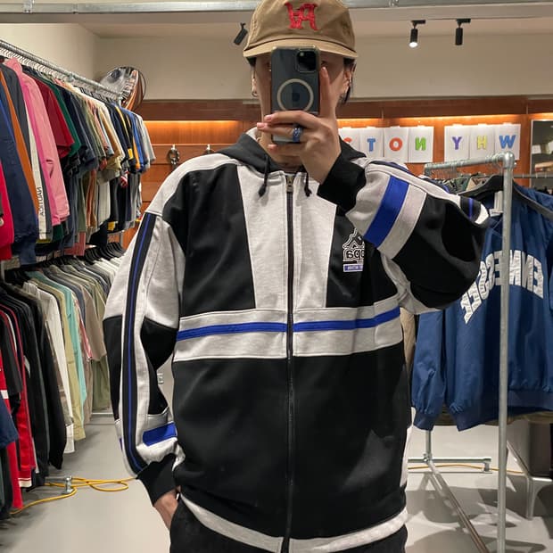 Kappa 올드스쿨 후드 집업  