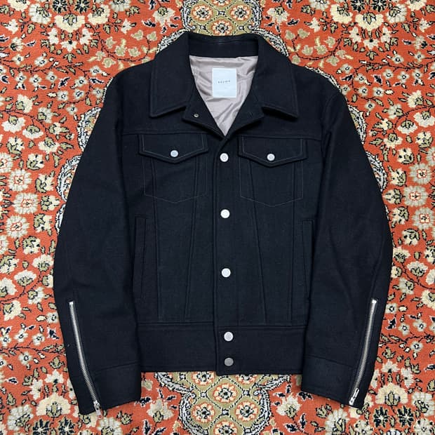 [S] 벨리에 울 트러커 자켓 블랙