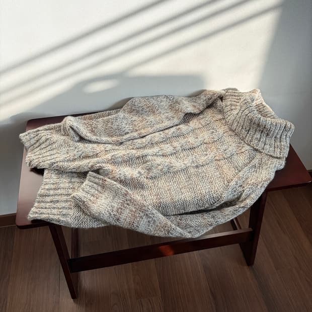 wide turtleneck dress & top