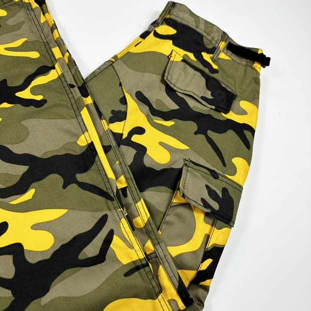 VTG 빈티지 로스코 밀리터리 카모 카고팬츠 (M)