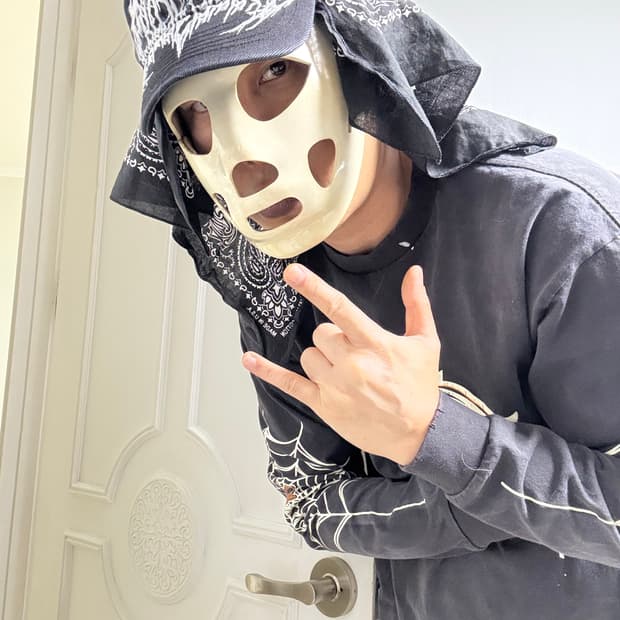 조슈아자말 / cooper 빈티지 아이스하키 마스크