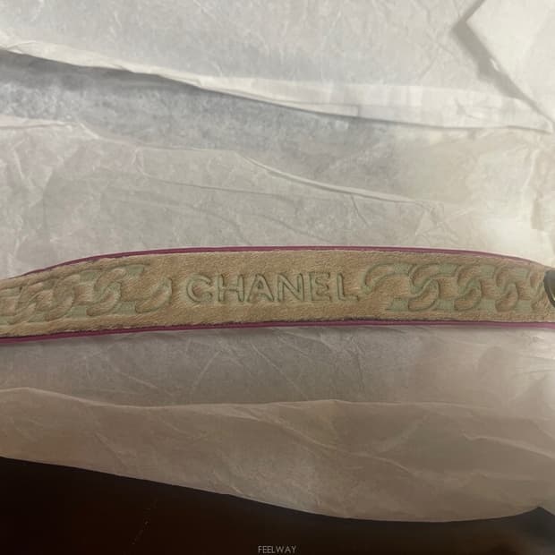 샤넬 송치 핑크 팔찌