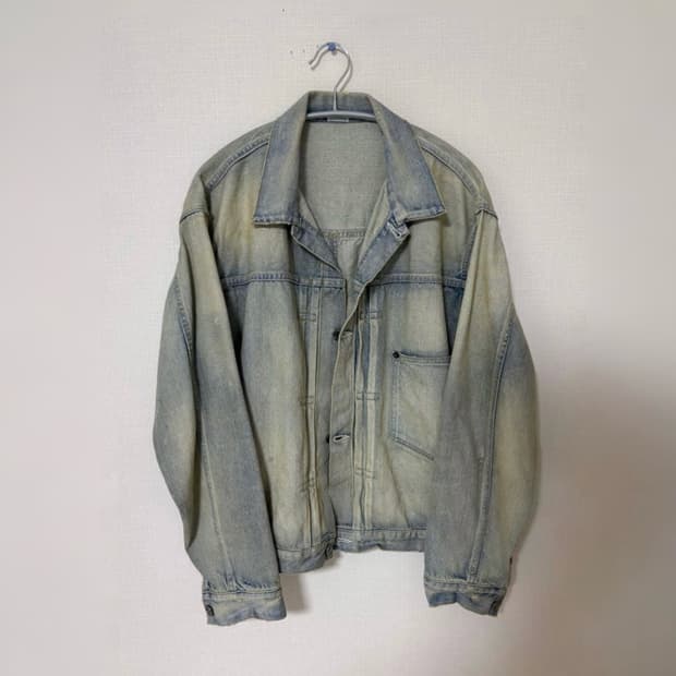 25ss 1st Type Denim Jacket(Bleach)