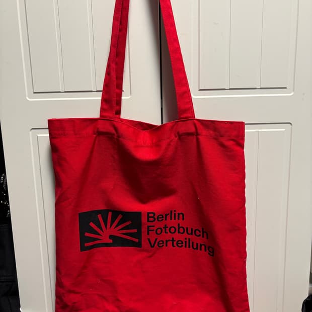 베를린포토북디스트러뷰션 레드 에코백