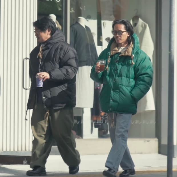 비헤비어 오버핏 시에라 패딩 파카 그린 2사이즈