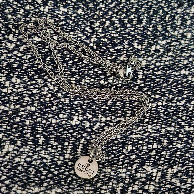428 구찌 빈티지 목걸이 / 정품 업사이클링