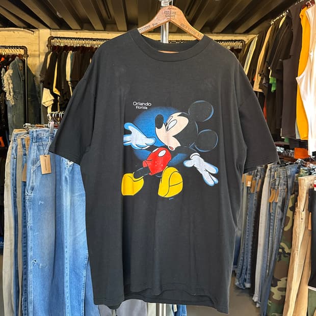 디즈니 미키마우스 프린팅 티셔츠