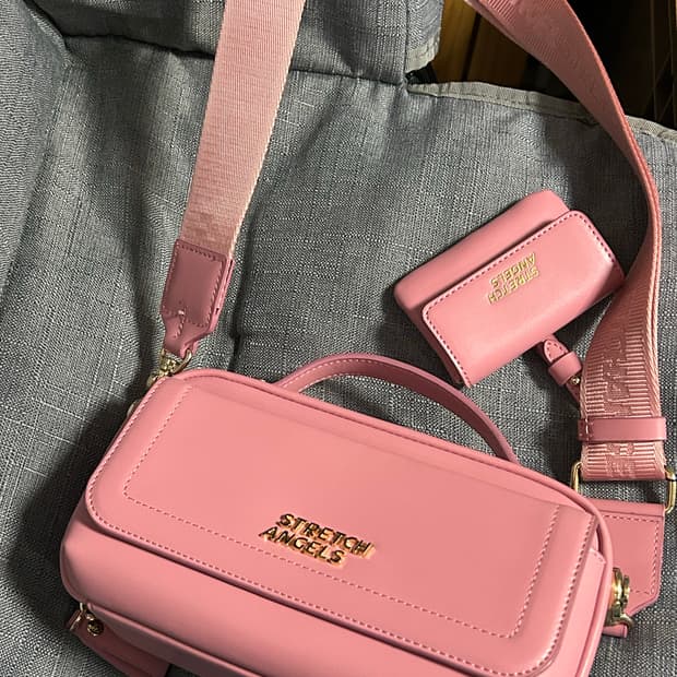 스트레치엔젤스 플랩 멀티 파니니백 (핑크)