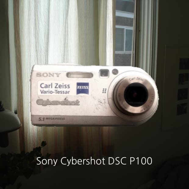 소니 사이버샷 dsc p100 실버 디카