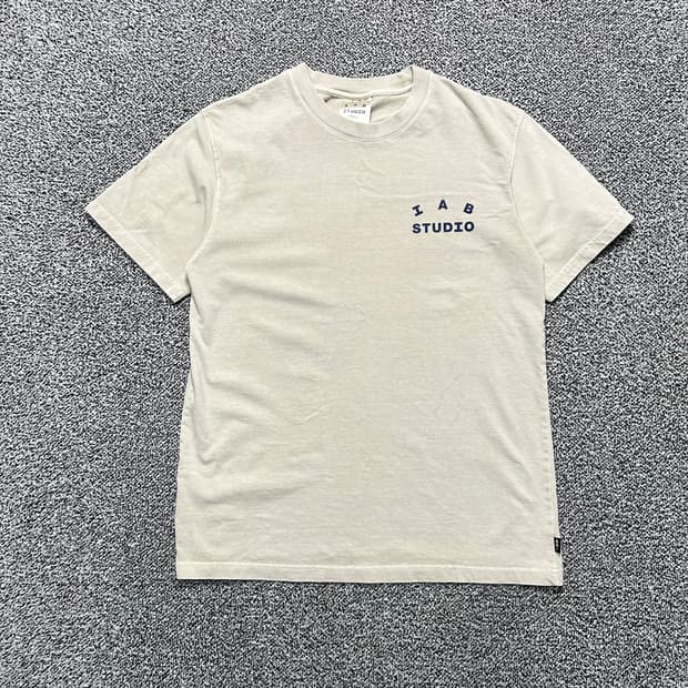 아이앱 스튜디오(I.A.B STUDIO)오트밀 피그먼트 티셔츠