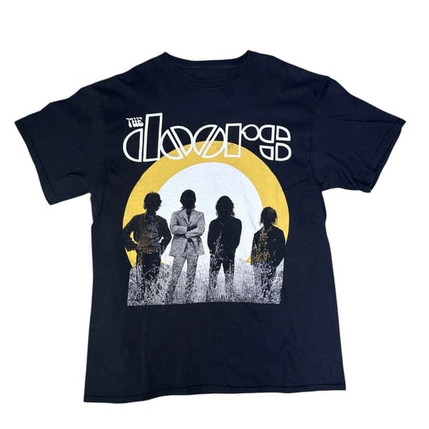 빈티지 도어즈 the doors 오피셜 머천 밴드티 L
