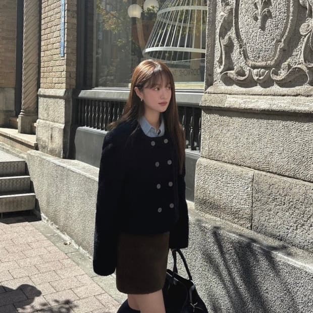 Ged 샵게드 나폴레옹자켓 네이비