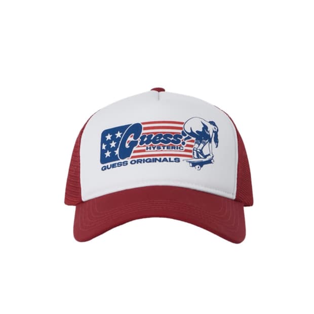 [게스X히스테릭글래머] 매쉬 볼캡 _ 레드