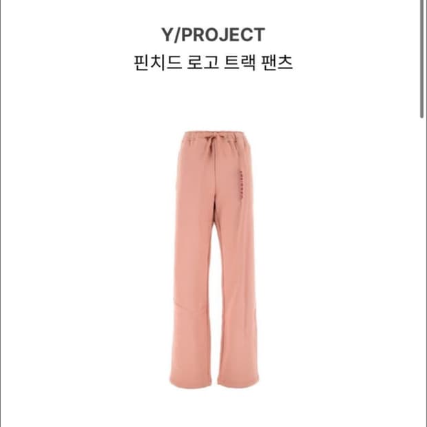 와이프로젝트 핀치트 로고 팬츠 구매 합니다