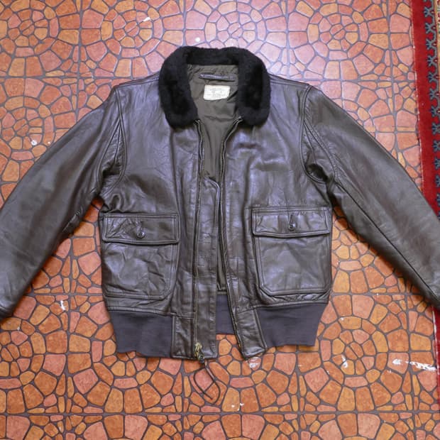 [L] 1976년 미해군 US Navy G-1 플라이트 자켓 오리지널
