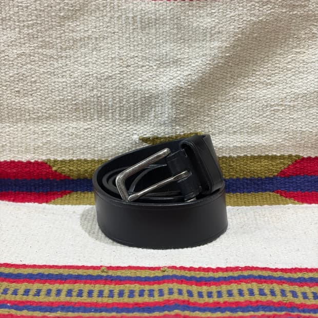 클래식 싱글핀 웨스턴 벨트 / 남자 검정 개리슨 가죽 벨트