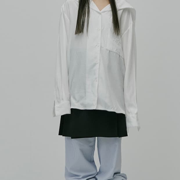 프레클 bow sailor collar blouse