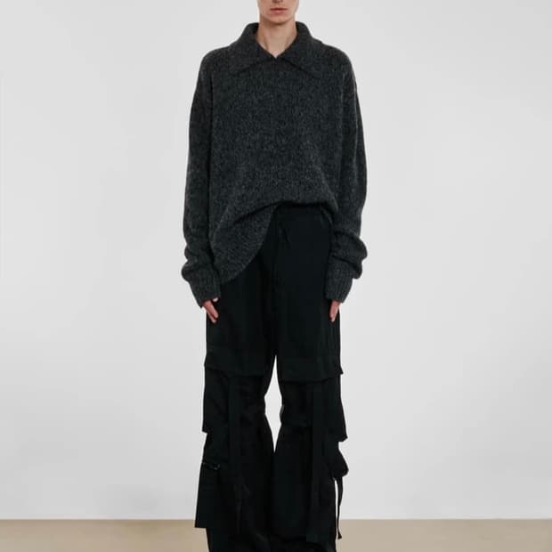 드리스 반노튼 스트랩 팬츠