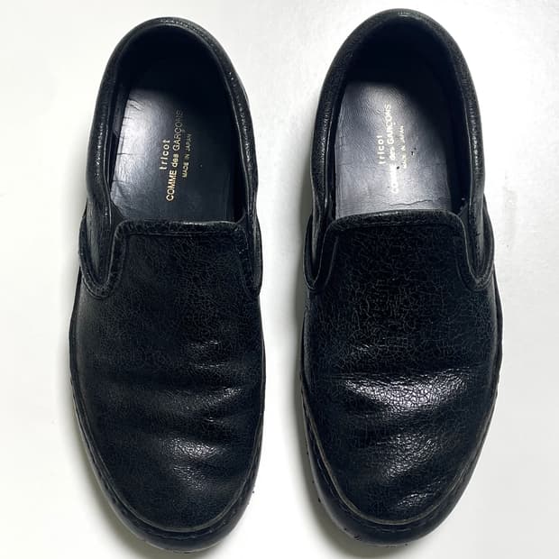 꼼데가르송 트리콧 슬립온 