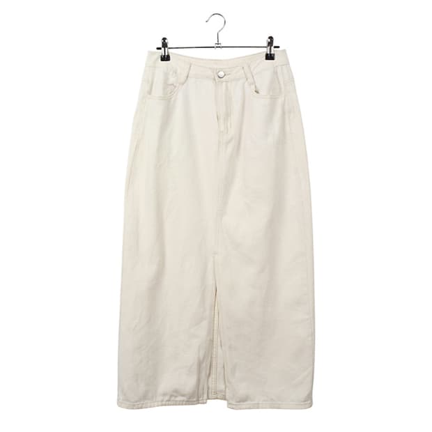 JK 화이트진스커트(S) 