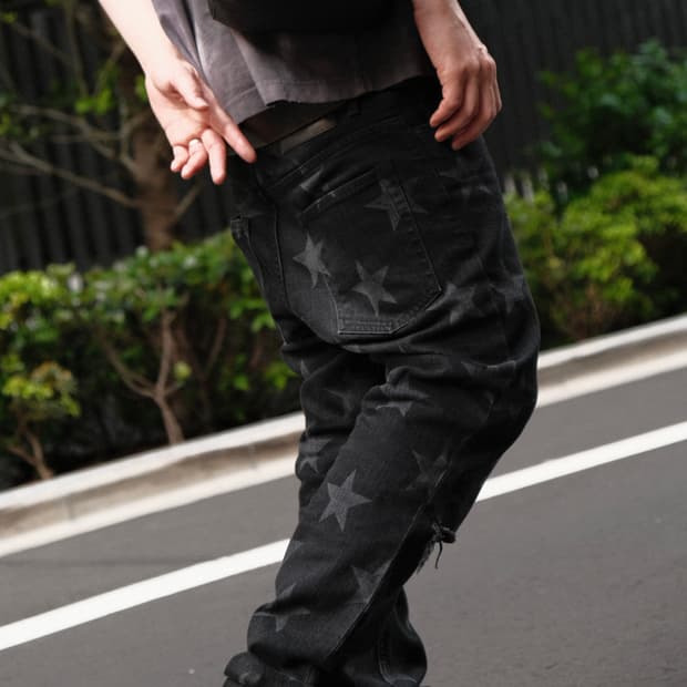 타카히로미야시타 솔로이스트 마인데님 스타패턴 데님