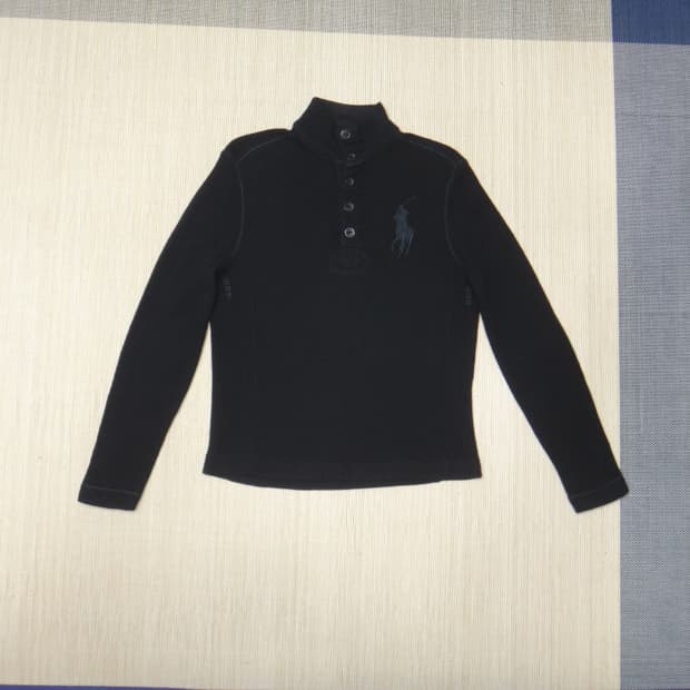 (M/95) 폴로랄프로렌 남성 빅포니 자수 니트