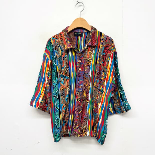 COOGI 3D 크리켓 반팔 니트 멀티컬러
