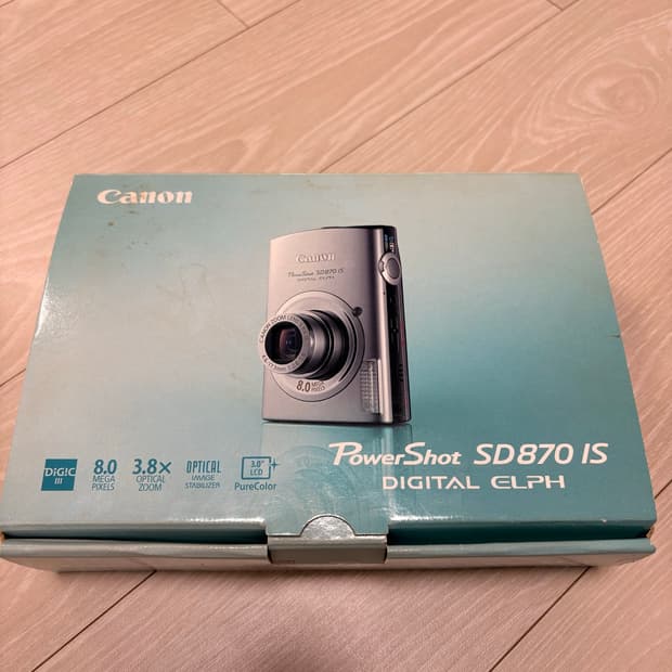 캐논 익서스 SD870 IS (풀박스 구성) / 빈티지 디카 / 영롱한