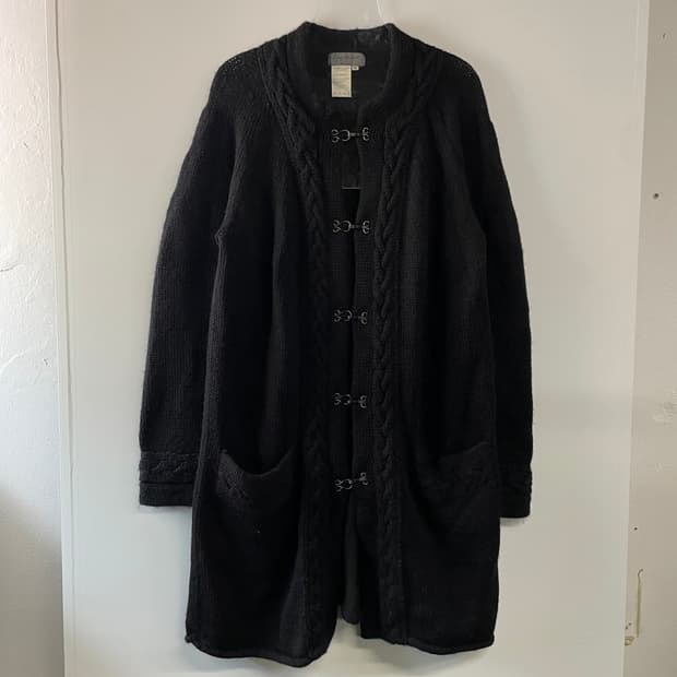 요지야마모토 푸르옴므 짚시 니트코트