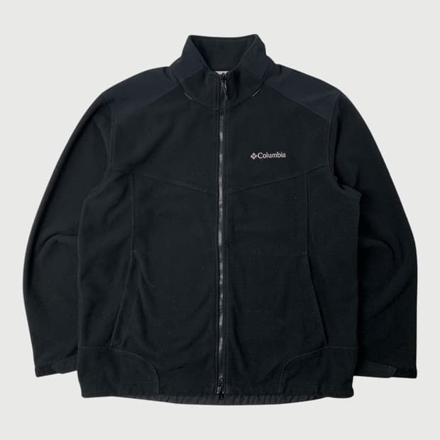 [XL/정품] 컬럼비아 블랙 플리스 집업자켓