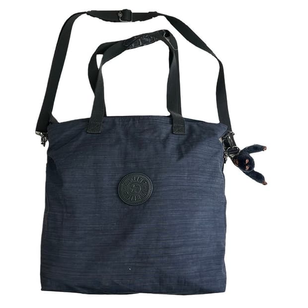 KIPLING 네이비 토트 숄더백