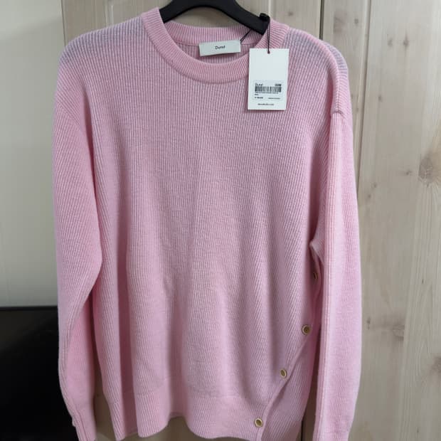 던스트 버튼 크루넥 니트 M