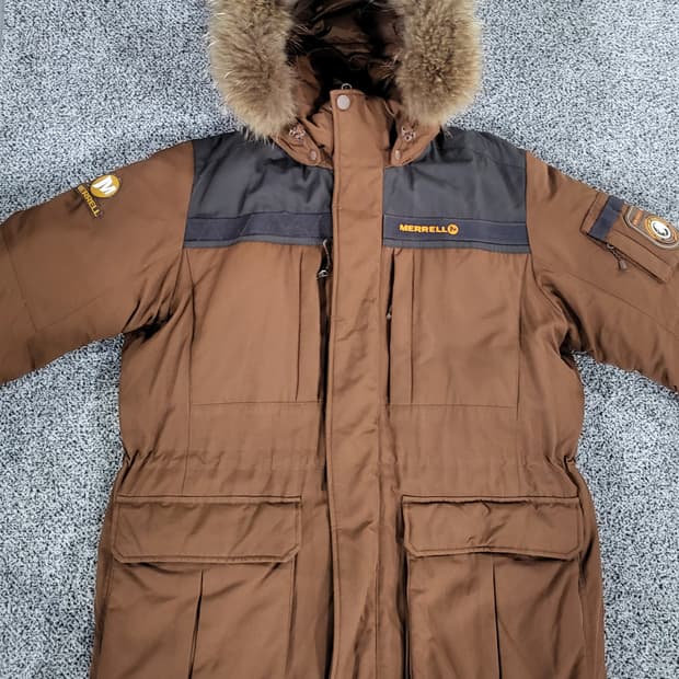 머렐 거위털 후드 패딩 자켓