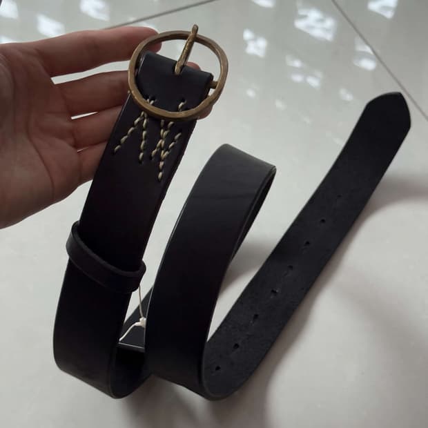 last one/  leather belt